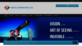 What Visioncorpltd.com website looked like in 2020 (3 years ago)