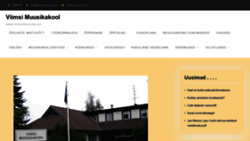 What Viimsimuusika.ee website looked like in 2020 (3 years ago)
