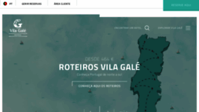 What Vilagale.pt website looked like in 2020 (3 years ago)