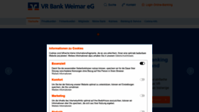 What Vrbank-weimar.de website looked like in 2020 (3 years ago)