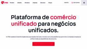 What Vtex.com.br website looked like in 2020 (4 years ago)