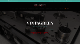What Vintagreen.com website looked like in 2020 (3 years ago)