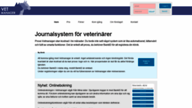 What Vetmanager.se website looked like in 2020 (3 years ago)