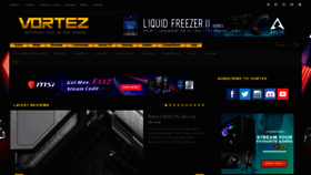 What Vortez.net website looked like in 2020 (4 years ago)