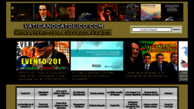 What Vaticanocatolico.com website looked like in 2020 (3 years ago)