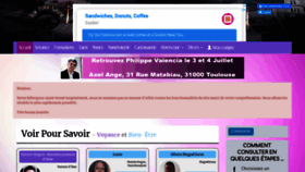 What Voirpoursavoir.fr website looked like in 2020 (3 years ago)