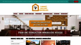 What Vaillant-immobilier.com website looked like in 2020 (3 years ago)