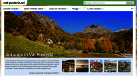 What Val-pusteria.net website looked like in 2020 (3 years ago)