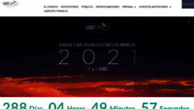 What Vapexpo-spain.com website looked like in 2020 (3 years ago)