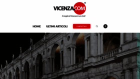 What Vicenza.com website looked like in 2020 (3 years ago)