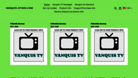 What Vanquis-store.com website looked like in 2020 (3 years ago)