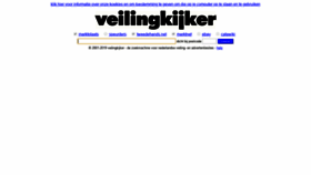 What Veilingkijker.nl website looked like in 2020 (3 years ago)