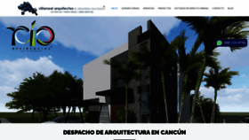 What Villarrealarquitectos.com website looked like in 2020 (3 years ago)