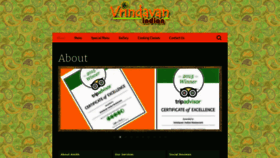 What Vrindavan.com.au website looked like in 2020 (3 years ago)