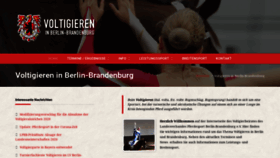 What Voltigieren-bb.de website looked like in 2020 (3 years ago)