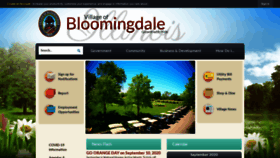 What Villageofbloomingdale.com website looked like in 2020 (3 years ago)