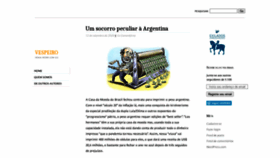 What Vespeiro.com website looked like in 2020 (5 years ago)