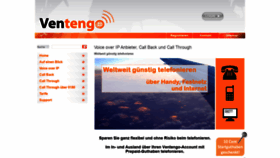 What Ventengo.de website looked like in 2020 (3 years ago)
