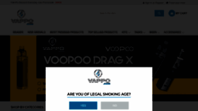 What Vappo.com website looked like in 2020 (3 years ago)