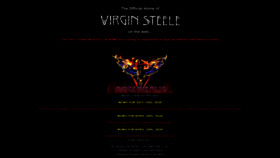 What Virgin-steele.com website looked like in 2020 (3 years ago)