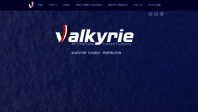 What Valkyrie.com website looked like in 2020 (3 years ago)