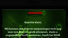What Vervloed.nl website looked like in 2020 (3 years ago)