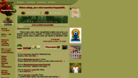 What Vegetarian.cz website looked like in 2020 (3 years ago)