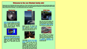 What Vonwentzel.net website looked like in 2020 (3 years ago)