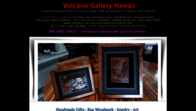 What Volcanogallery.com website looked like in 2020 (3 years ago)