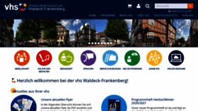 What Vhs-waldeck-frankenberg.de website looked like in 2020 (3 years ago)
