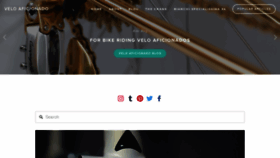What Veloaficionado.com website looked like in 2020 (3 years ago)