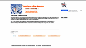 What Vacatures-zoeken.info website looked like in 2020 (3 years ago)