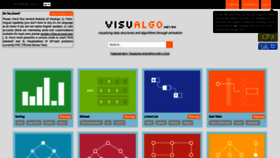 What Visualgo.net website looked like in 2020 (3 years ago)