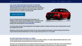 What Veniceairportrentcar.com website looked like in 2020 (3 years ago)