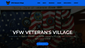 What Vfwveteransvillage.org website looked like in 2020 (5 years ago)