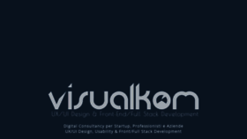 What Visualkom.it website looked like in 2020 (3 years ago)