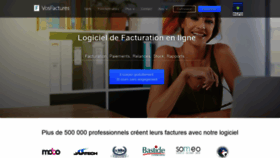 What Vosfactures.fr website looked like in 2020 (3 years ago)