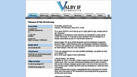 What Valbyif.dk website looked like in 2020 (3 years ago)
