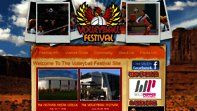 What Volleyball-festival.com website looked like in 2020 (3 years ago)