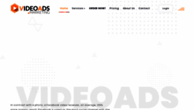What Videoads.marketing website looked like in 2020 (3 years ago)