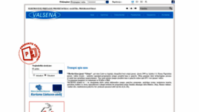 What Valsena.lt website looked like in 2020 (3 years ago)