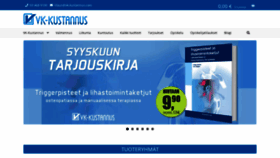 What Vk-kustannus.com website looked like in 2020 (3 years ago)