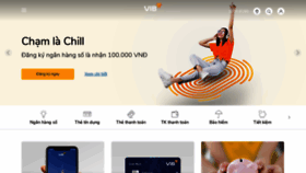 What Vib.com.vn website looked like in 2020 (3 years ago)