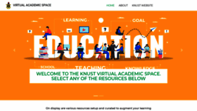 What Vclass.knust.edu.gh website looked like in 2020 (3 years ago)