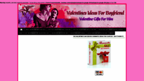 What Valentinesideasforboyfriend.com website looked like in 2020 (3 years ago)