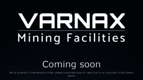 What Varnax.io website looked like in 2020 (3 years ago)
