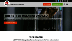 What Vier-pfoten.at website looked like in 2020 (3 years ago)