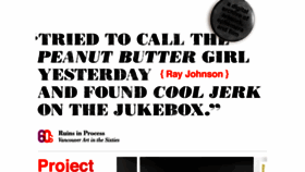 What Vancouverartinthesixties.com website looked like in 2020 (5 years ago)