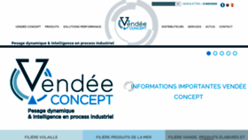 What Vendeeconcept.com website looked like in 2020 (3 years ago)