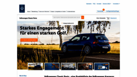 What Volkswagen-classicparts.de website looked like in 2020 (3 years ago)